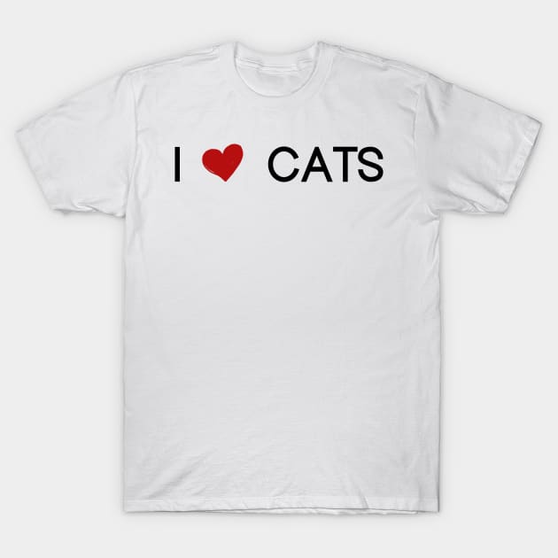 i love cats T-Shirt by PolygoneMaste